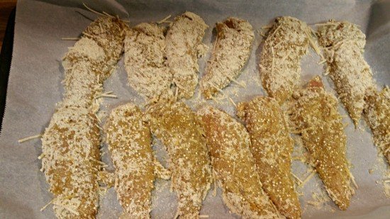 Gluten Free Chicken Tender Prep