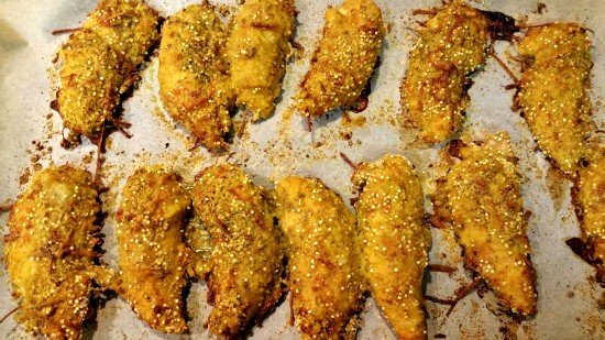 finished chicken tenders