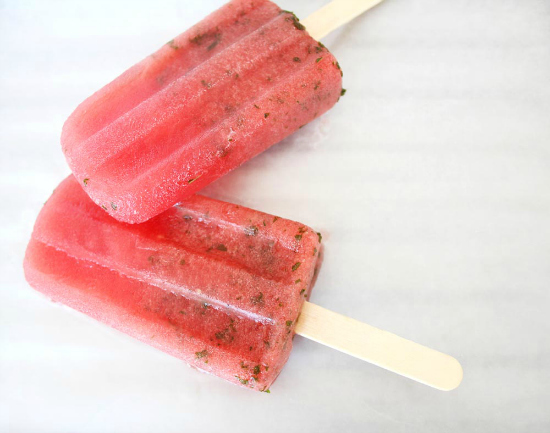watermelon rind popsicles