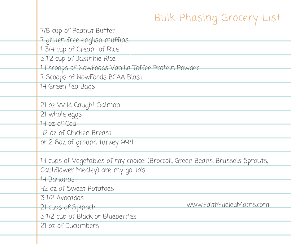 womens figure bulking meal plan